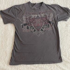 Xtreme Couture Gray Graphic T-Shirt